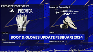 PES 2021 & FOOTBALL LIFE | UPDATE BOOTPACK & GLOVESPACK AIO SEASON 2024/2025