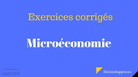 Microéconomie | Exercices Corrigés en Microéconomie 1