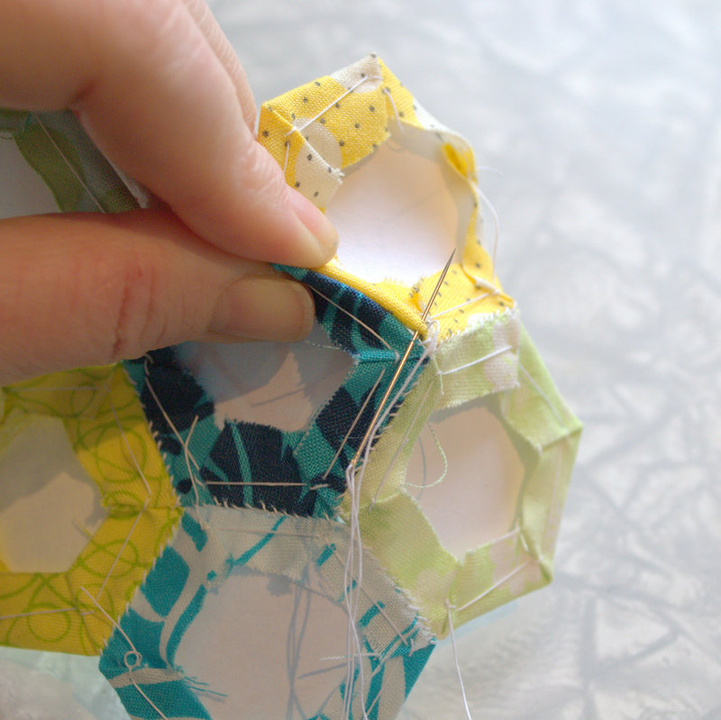 Learn to Sew a Hexie Flower