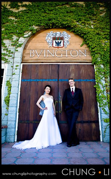 Los Gatos Byington winery vineyard wedding