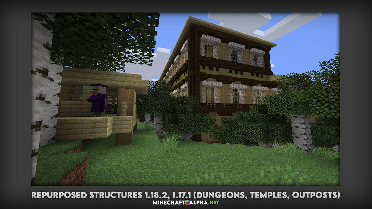 Repurposed Structures 1.18.2, 1.17.1 (Dungeons, Temples, Outposts)