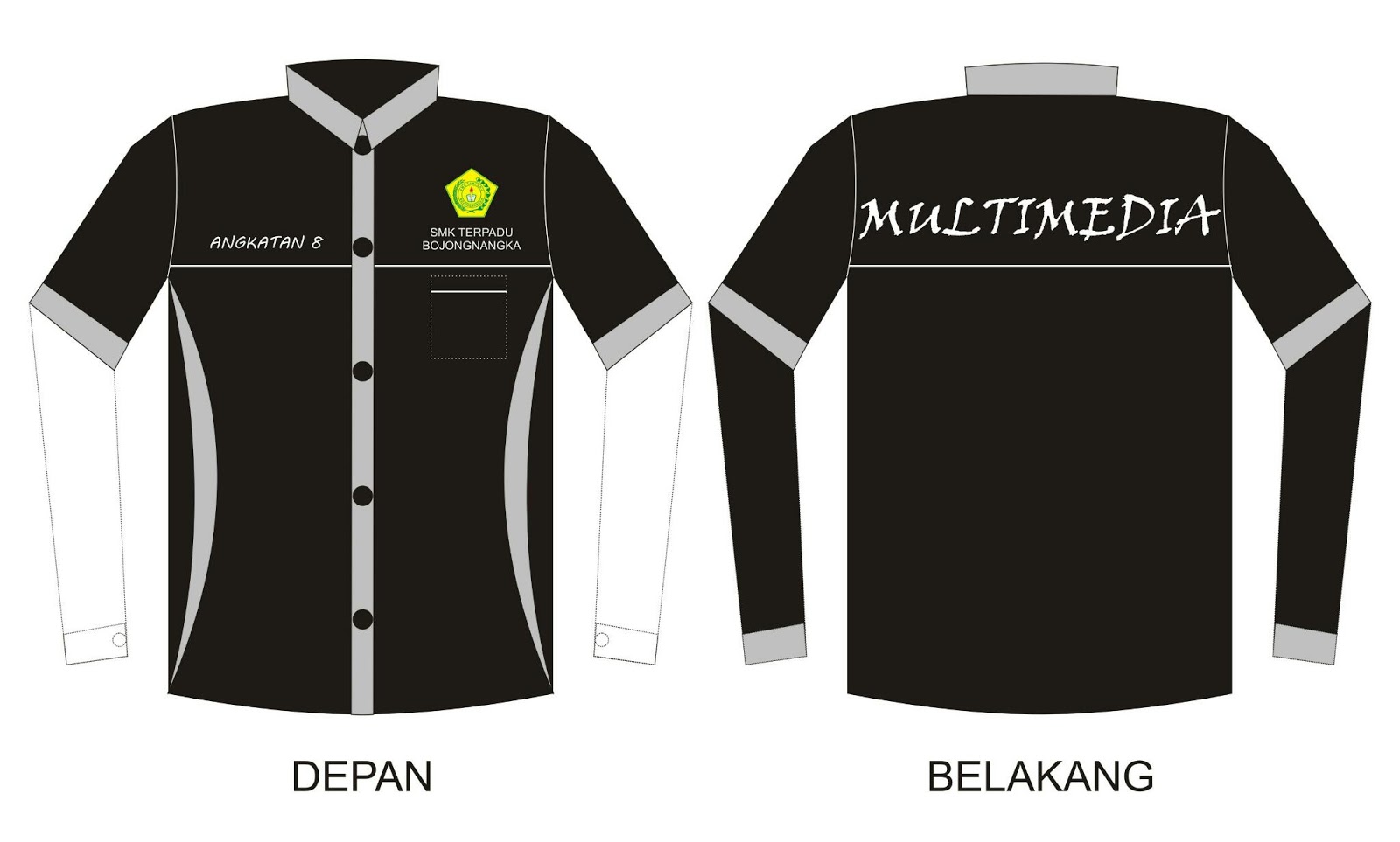  Contoh Desain Baju  Multimedia