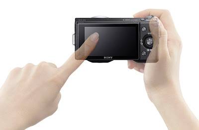 sony nex-5n black touchscreen lcd