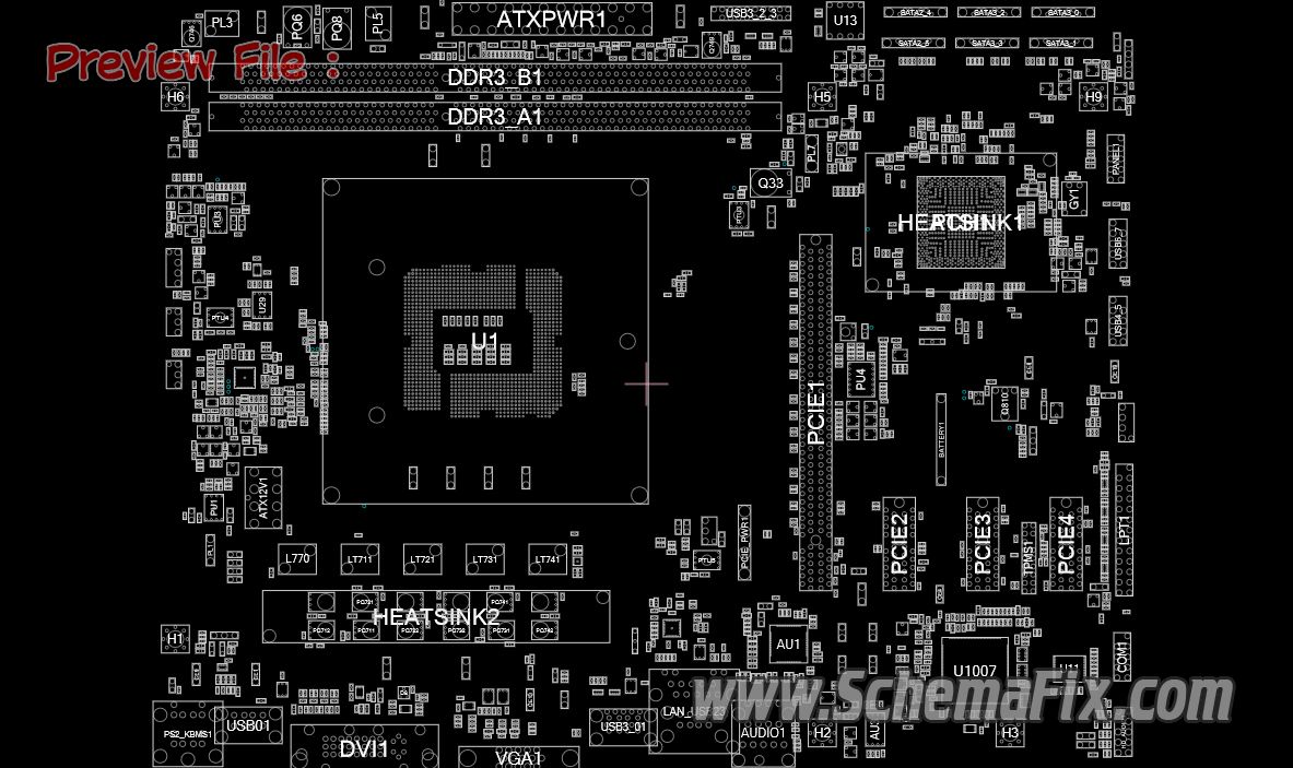 ASRock H81M G Rev 1.01 70 MXGXH0 A02 Schematic Boardview