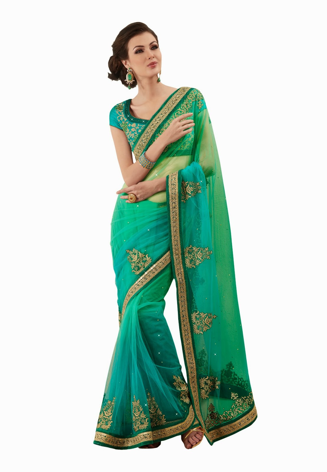 http://www.amazon.com/Indian-Designer-Wear-Embroidered-Saree/dp/B00J0V1DII