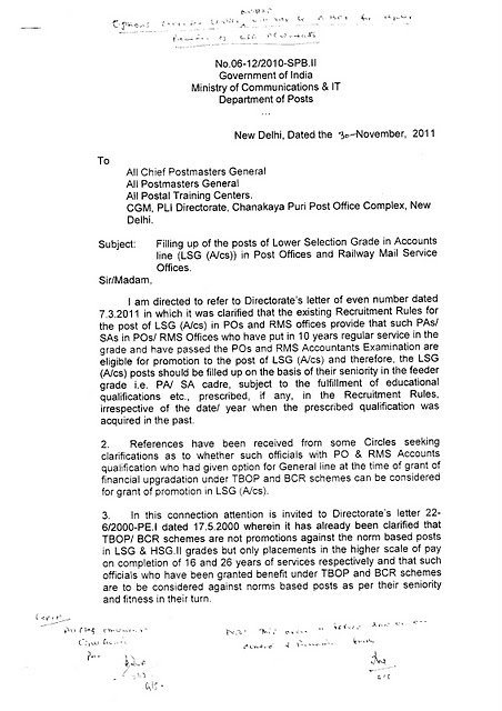APM ACCOUNTS(LSG) CLARIFICATION