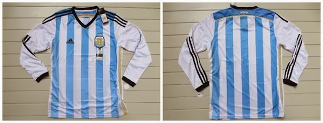 Jersey Argentina Home Longsleeve World Cup 2014