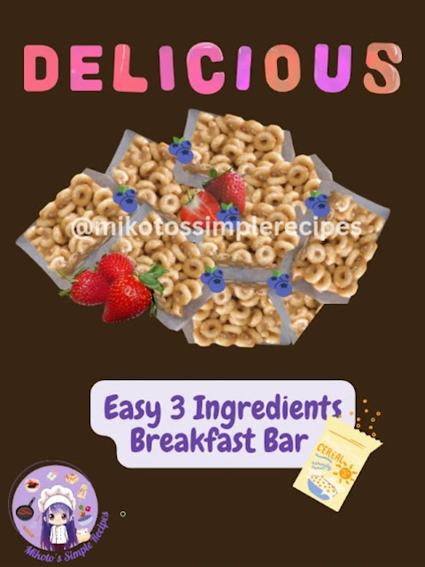 Chef Mikoto's Easy 3 Ingredients Breakfast Bars