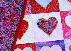 Valentine heart quilt by Jeanne Selep Imaging