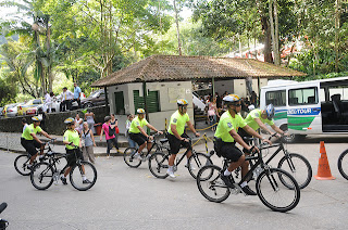 Policiamento de bicicleta é mais humano