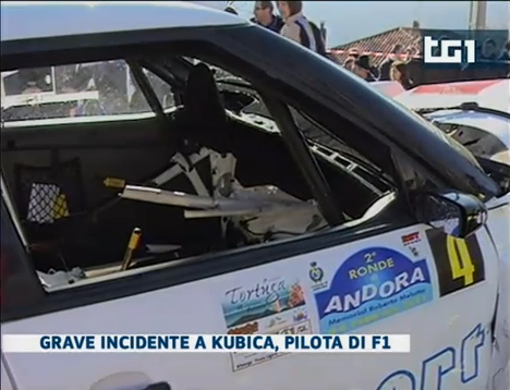 2° Ronde di Andora (Set) Robert Kubica Crash in Italian Rally – Photos