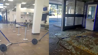 Passageiro vandaliza aeroporto de Pelotas e agride funcionário após perder voo no Rio Grande do Sul