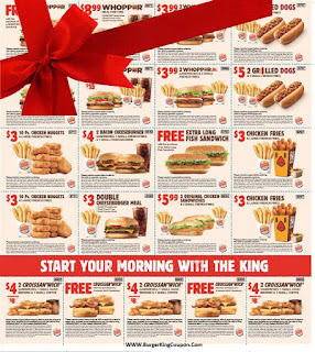 Free Printable Burger King Coupons