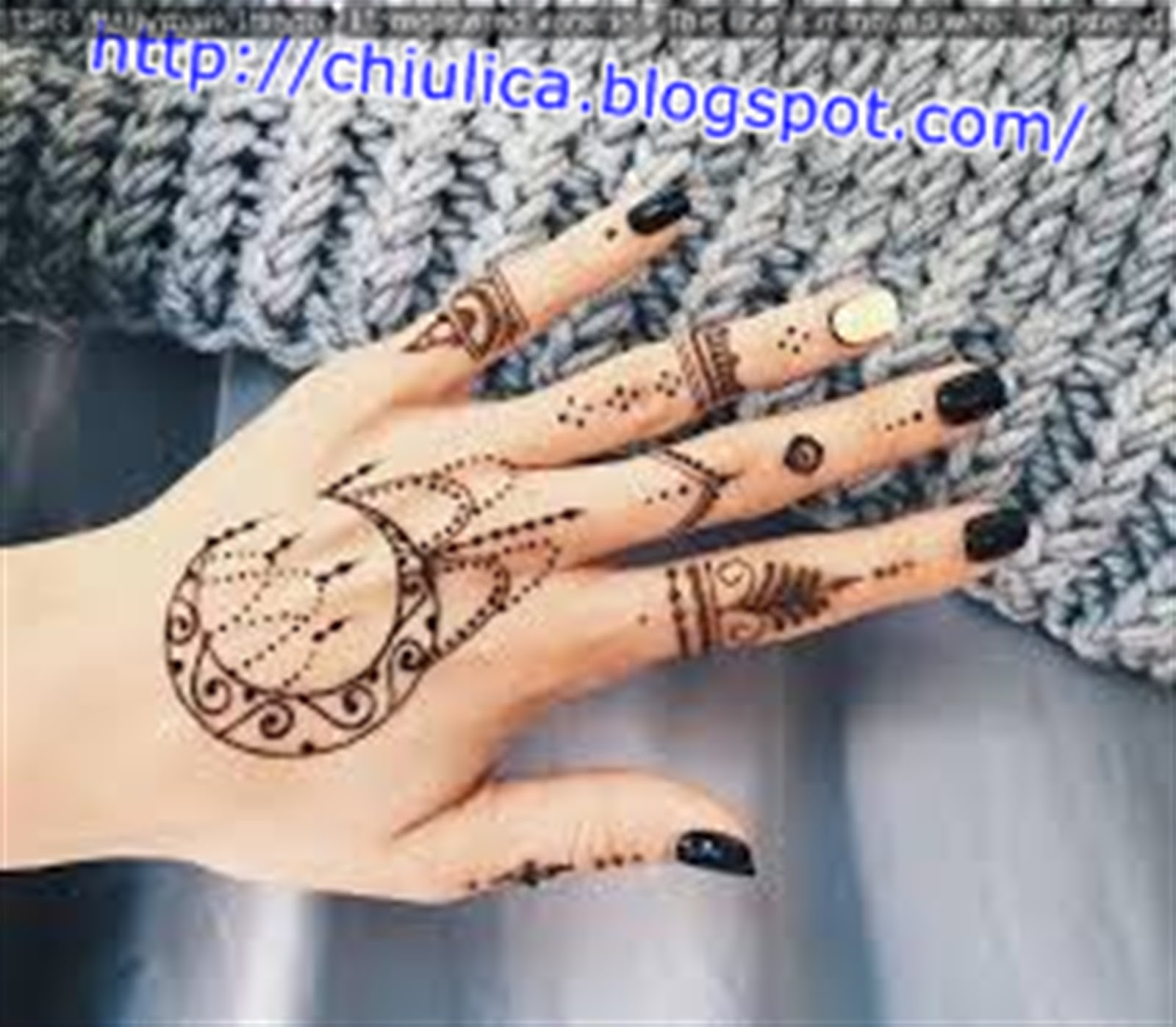 Gambar Design Henna Simple Balehenna