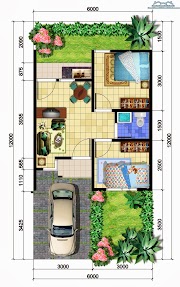 Konsep 17 Denah Rumah 3 Kamar 1 Lantai Terbaru Gambar Minimalis
