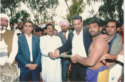 When Ch Mansha Gujjar won prizes with Kabaddi team of his village