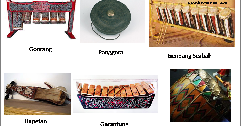 12 Alat Musik Tradisional Batak Lengkap