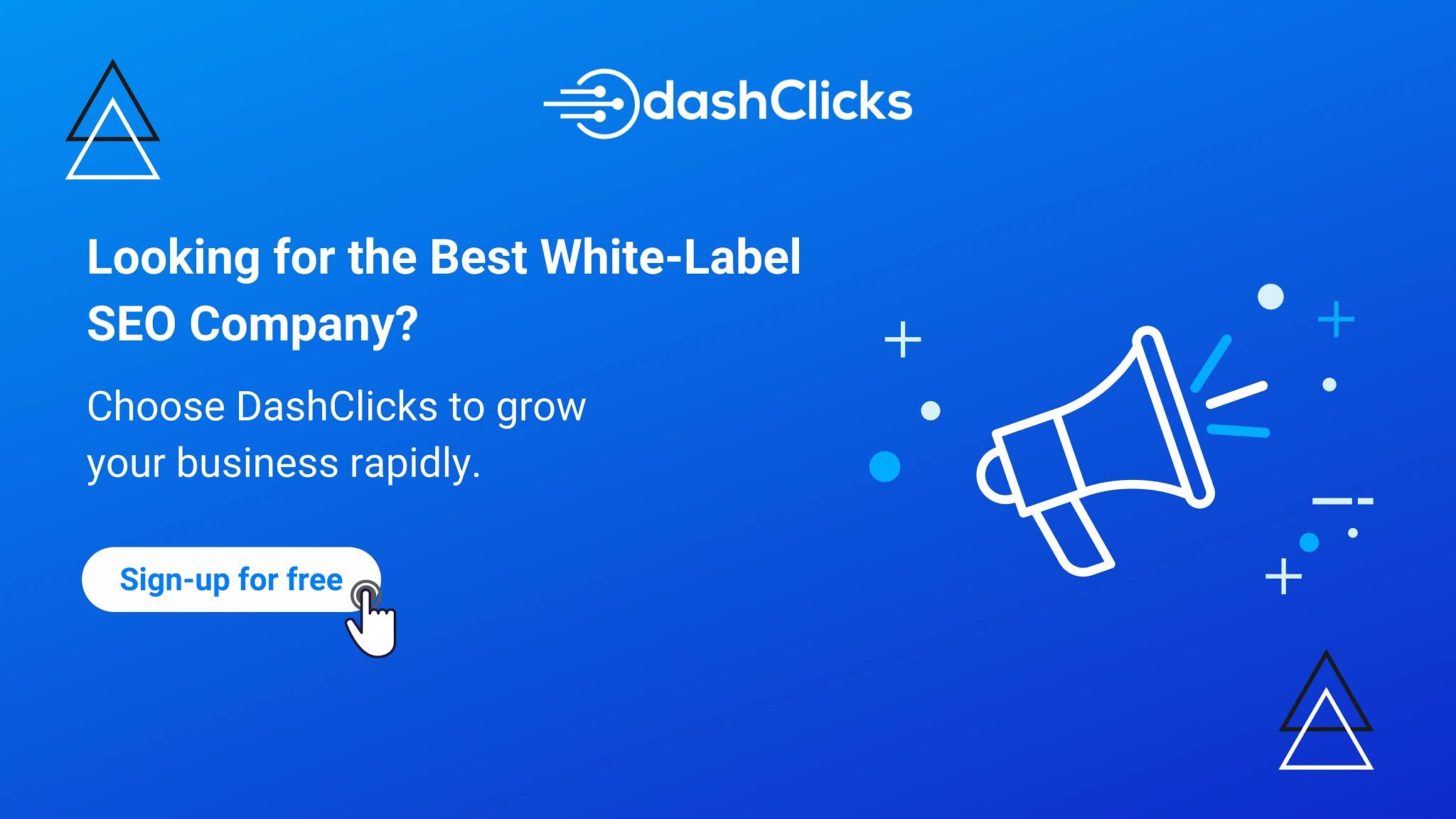 Best White Label SEO Company - DashClicks