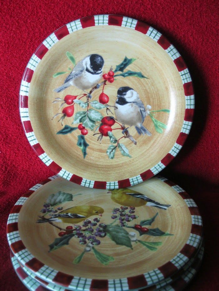 Juanda Antik Solo  Piring  Keramik  Hias Pasangan Burung