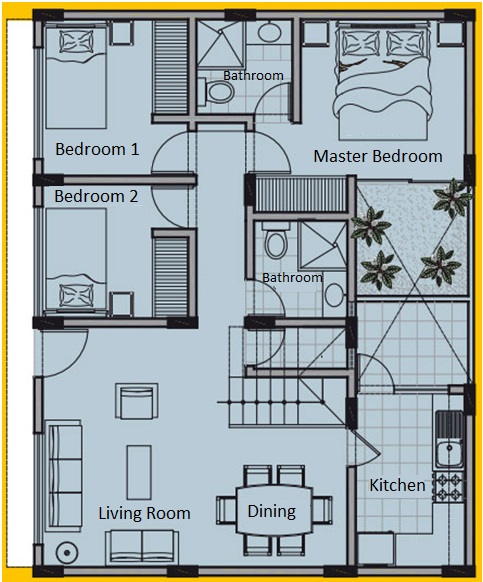 2 Apartment House Plans