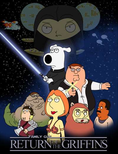 Star Wars Family Guy Meg. notice meg is dressed up as