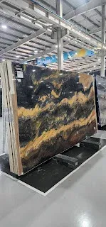 italian marble tiger gold