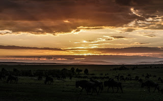 matahari terbit di afrika