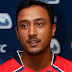 PARAS KHADKA OUT IN FIRST BALL