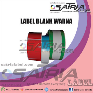 Label Blank Warna