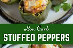 LOW CARB STUFFED PEPPERS TOPPED WITH CHEESE  #low carb diet #low carb foods