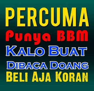 Kumpulan Gambar DP BBM Lucu Keren Terbaru