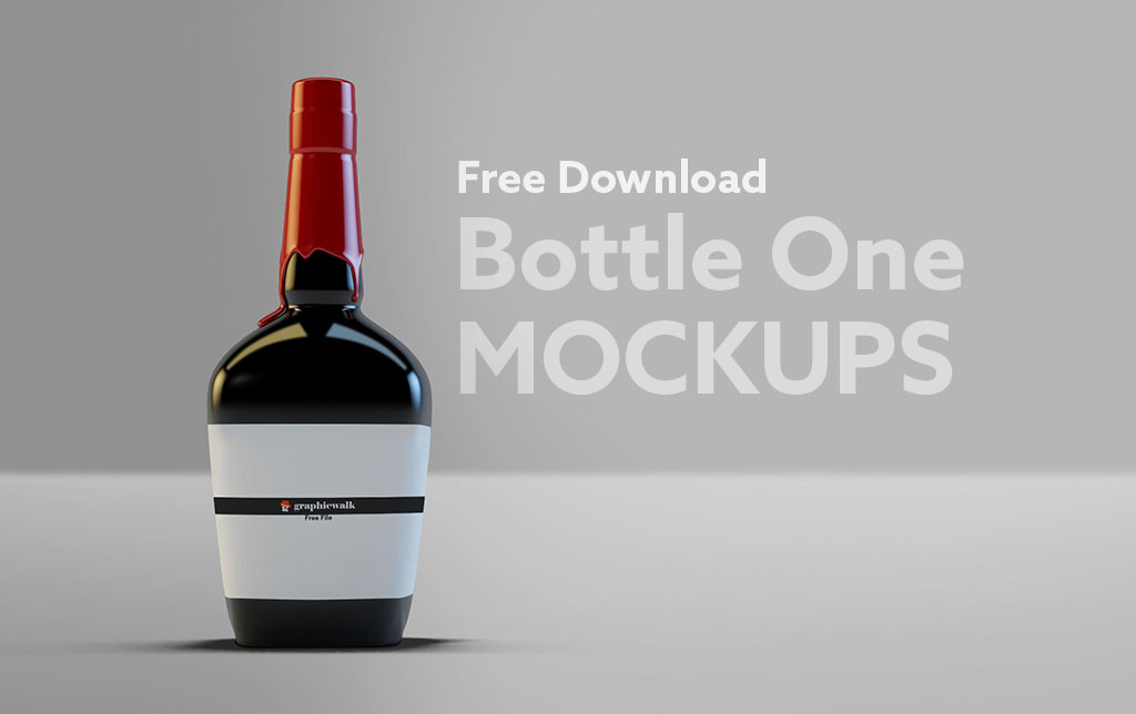 Free Bottle Mockup