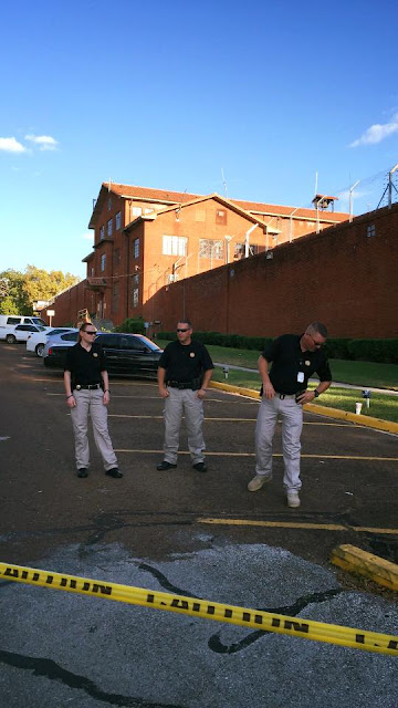 The Walls Unit, Huntsville, Texas where executions are carried out.