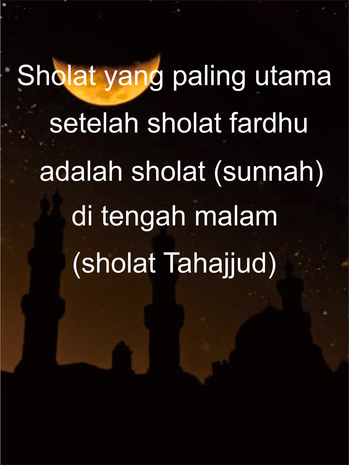 Gambar DP BBM Sholat Malam Gambar Lucu Jawa