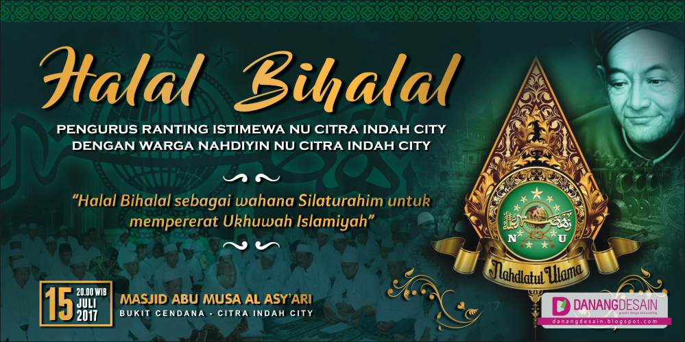 Download Gratis Contoh Desain Banner Halal Bihalal  Full HD 