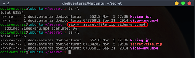 Cara menyembunyikan atau hidden file di GNU Cara Menyembunyikan File ke Dalam Gambar di Linux