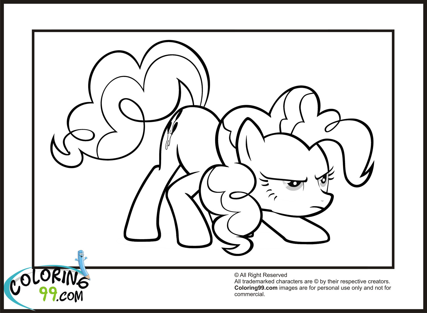 mlp funny pinkie pie coloring pages