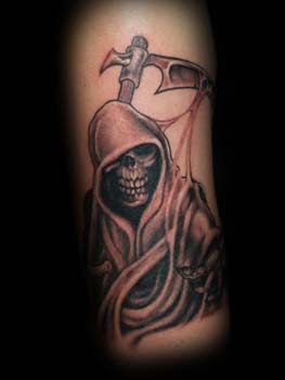 Skeleton Tattoo Designs on Arm