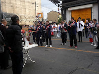 酒造キンシ正宗で手打ち式