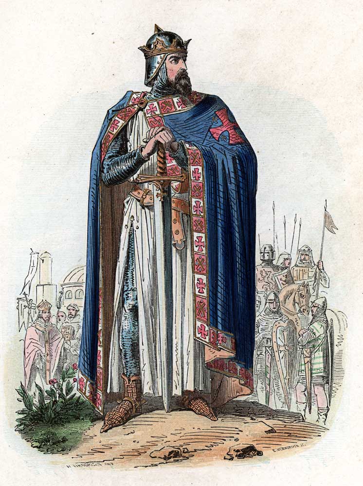 Godfrey of Bouillon king of crusader states