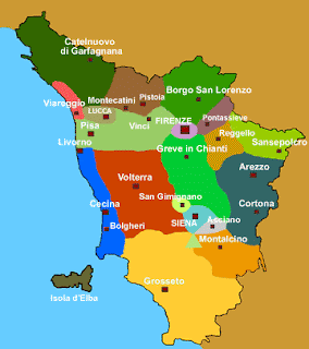 Mappa di Toscana Regionale