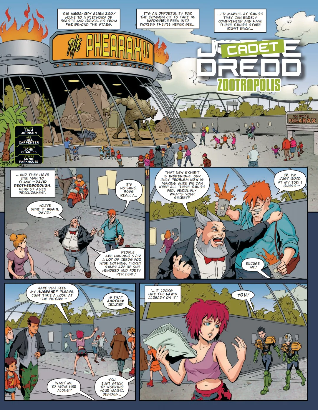 Cadet Dredd: Zootrapolis Preview Page