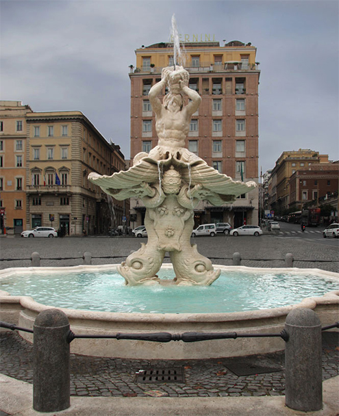 Arte Universal: Fuente del Tritón, Roma, Bernini