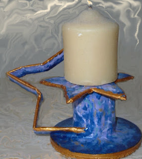Candle Holder - Art by Sylvia Kay
