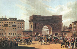 Russian troops enter Paris on 31 March 1814
