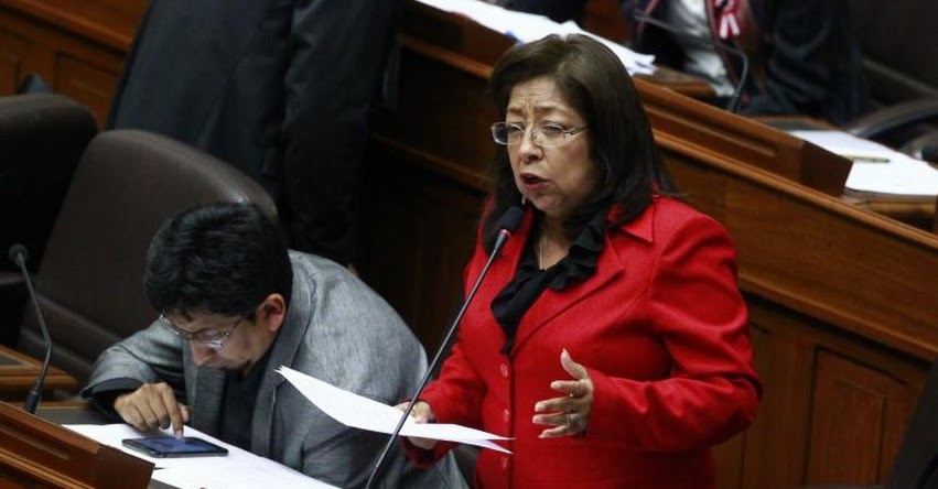 MARÍA ELENA FORONDA: Pleno del Congreso aprueba suspender por 120 días a parlamentaria por la contratación a una sentenciada por terrorismo en su despacho