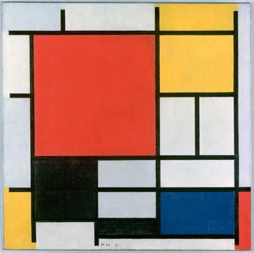 Composicion-con-amarillo-rojo-negro-azul-y-gris-por-Piet-Mondrian-1920-oleo-sobre-lienzo-595-x-595-cm-La-Haya-Gemeentemuseum