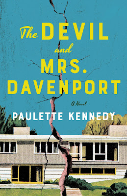 book cover of historical fiction novel The Devil and Mrs. Davenport by Paulette Kennedy