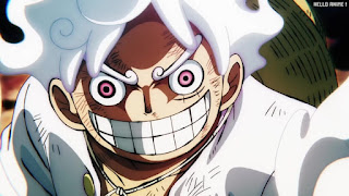 ワンピース アニメ 1071話 ルフィ ギア5 かっこいい ニカ Luffy GEAR 5 | ONE PIECE Episode 1071