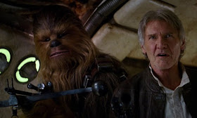Han Solo y chewaca aparecen en el Despertar de la fuerza